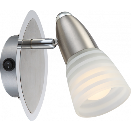Настенный светильник с регулировкой направления света Globo Caleb 54536-1, 1xE14x4W - миниатюра 1