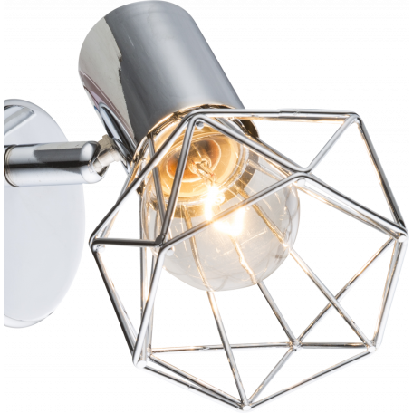 Настенный светильник с регулировкой направления света Globo Xara I 54802-1, 1xE14x40W, металл - миниатюра 3