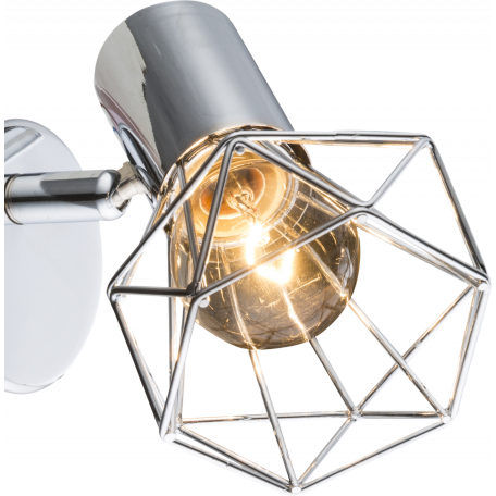 Настенный светильник с регулировкой направления света Globo Xara I 54802-1, 1xE14x40W, металл - миниатюра 6