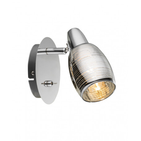 Настенный светильник с регулировкой направления света Globo Carson 54986-1, 1xE14x40W - миниатюра 1
