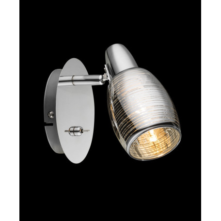 Настенный светильник с регулировкой направления света Globo Carson 54986-1, 1xE14x40W - миниатюра 2