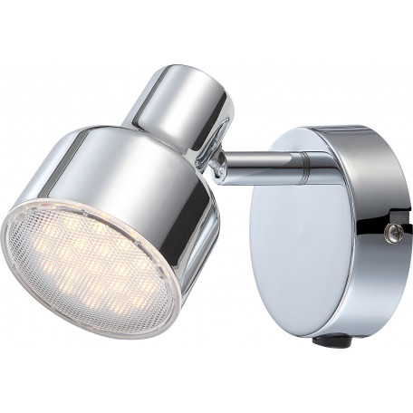 Настенный светодиодный светильник с регулировкой направления света Globo Rois 56213-1, LED 4W 3000K, металл