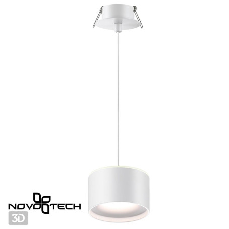 Встраиваемый светодиодный светильник Novotech Giro 358964, LED 15W 1100lm - миниатюра 2
