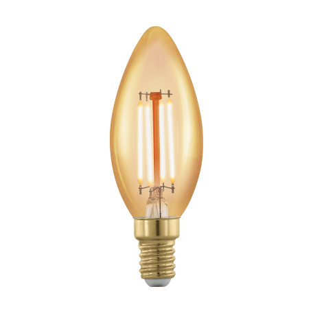 Филаментная светодиодная лампа Eglo 11698 свеча E14 4W, 1700K (теплый) CRI>80, гарантия 5 лет - миниатюра 2