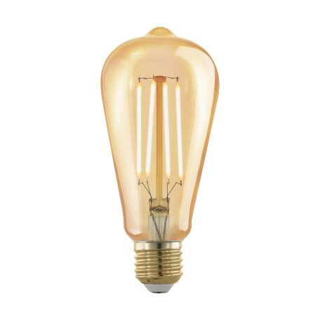 Филаментная светодиодная лампа Eglo 11696 прямосторонняя груша E27 4W, 1700K (теплый) CRI>80, гарантия 5 лет