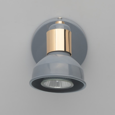 Настенный светильник с регулировкой направления света De Markt Хоф 552020101, 1xGU10x50W, голубой, металл - миниатюра 3