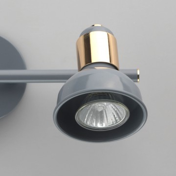 Настенный светильник с регулировкой направления света De Markt Хоф 552020202, 2xGU10x50W, голубой, металл - миниатюра 7