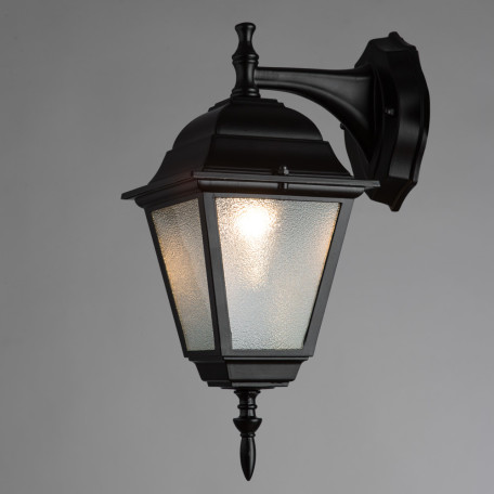 Настенный фонарь Arte Lamp Bremen A1012AL-1BK, IP44, 1xE27x60W - миниатюра 2