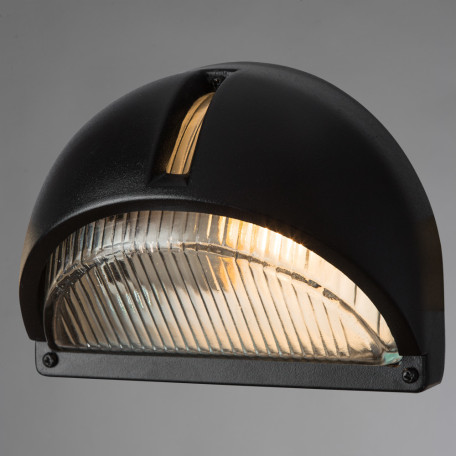 Настенный светильник Arte Lamp Urban A2801AL-1BK, IP54, 1xE27x60W, стекло - миниатюра 2