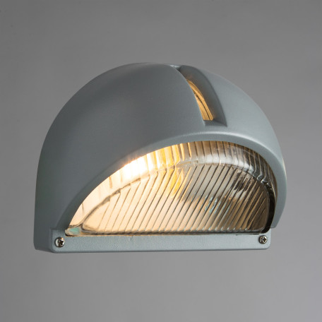 Настенный светильник Arte Lamp Urban A2801AL-1GY, IP54, 1xE27x60W, стекло - миниатюра 2