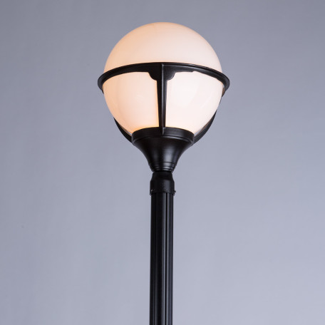 Уличный фонарь Arte Lamp Monaco A1497PA-1BK, IP44, 1xE27x75W - миниатюра 2