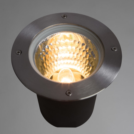Встраиваемый в уличное покрытие светильник Arte Lamp Piazza A6013IN-1SS, IP65, 1xE27x75W, стекло - миниатюра 2