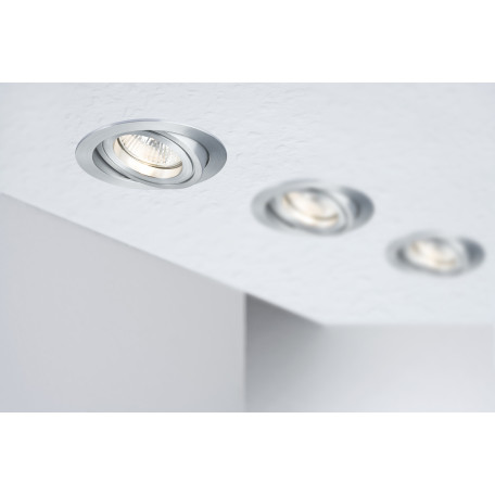 Встраиваемый светильник Paulmann Premium Line Drilled Alu 92522, IP23, 1xGX5.3x35W, металл - миниатюра 3