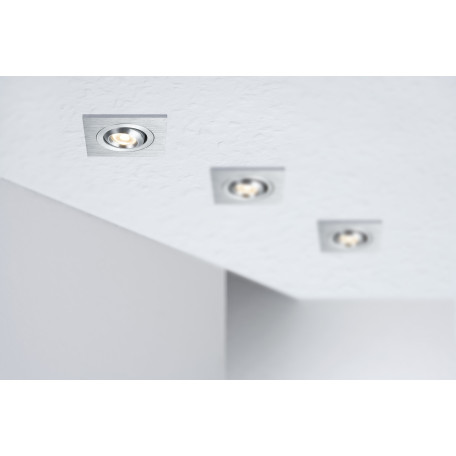 Встраиваемый светодиодный светильник Paulmann Premium Line LED Drilled Alu Duo 92524, IP23, LED 3W, металл - миниатюра 4