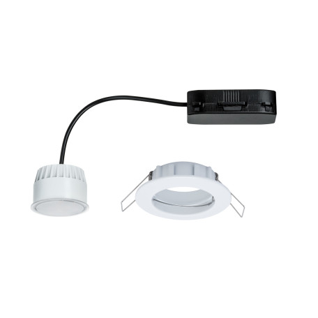 Встраиваемый светодиодный светильник Paulmann Premium Line LED 230V Coin Satin 51mm 92721, IP44, LED 6,8W, белый, металл - миниатюра 3