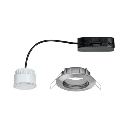 Встраиваемый светодиодный светильник Paulmann Premium Line LED 230V Coin Satin 51mm 92722, IP44, LED 6,8W, металл - миниатюра 4