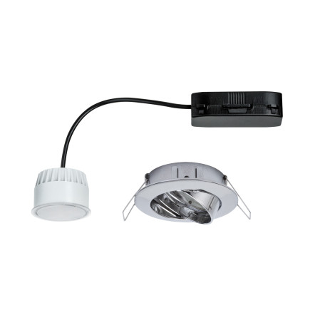 Встраиваемый светодиодный светильник Paulmann Premium Line LED 230V Coin Satin 51mm 92780, IP23, LED 6,8W, металл - миниатюра 3