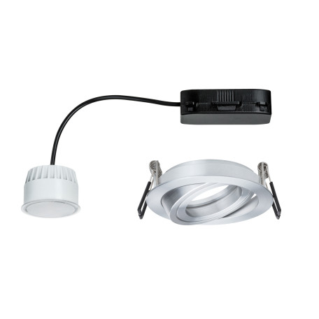 Встраиваемый светодиодный светильник Paulmann Premium Line LED 230V Coin Satin 51mm 92798, IP23, LED 6,8W, металл - миниатюра 3