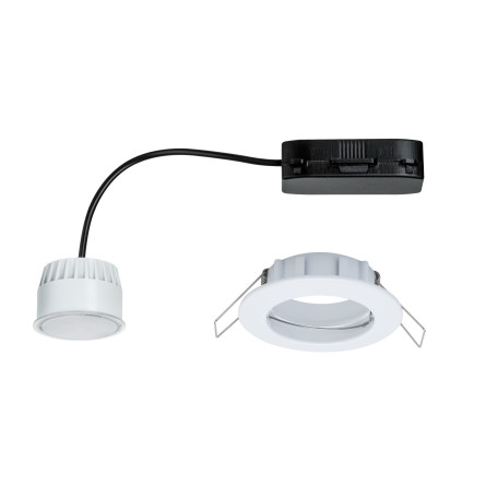 Встраиваемый светодиодный светильник Paulmann Premium Line LED 230V Coin Satin 51mm 92804, IP44, LED 6,8W, белый, металл - миниатюра 3