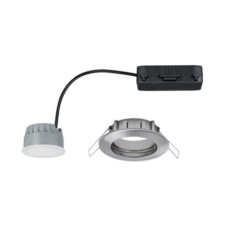 Встраиваемый светодиодный светильник Paulmann Premium Line LED 230V Coin Satin 51mm 92827, IP44, LED 7W, металл - миниатюра 3