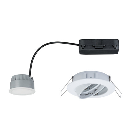 Встраиваемый светодиодный светильник Paulmann Premium Line LED 230V Coin Satin 51mm 92830, IP23, LED 7W, металл - миниатюра 3