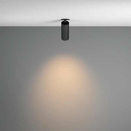 Встраиваемый светодиодный светильник с регулировкой направления света Maytoni Ceiling & Wall C053CL-L12W3K-W-B, LED 12W 3000K 950lm CRI90 - миниатюра 7