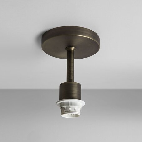 Основание потолочного светильника Astro Semi Flush Unit 1362003 (7462), 1xE27x60W, бронза, металл - миниатюра 1