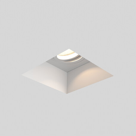 Встраиваемый светильник Astro Blanco 1253007 (7345), 1xGU10x50W, белый, под покраску, гипс, металл