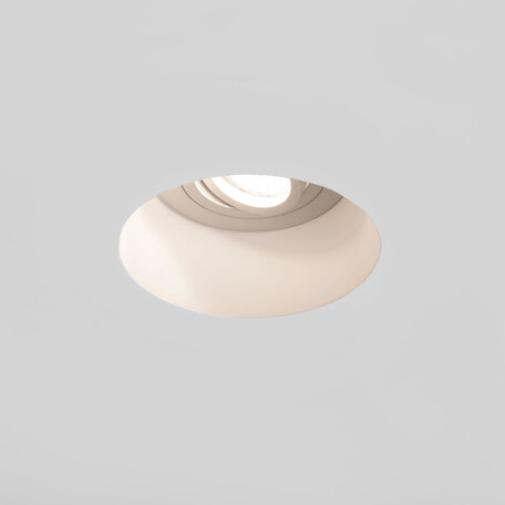 Встраиваемый светильник Astro Blanco 1253005 (7343), 1xGU10x50W, белый, под покраску, гипс, металл