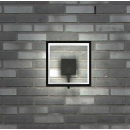 Настенный светодиодный светильник Novotech Street Roca 357445, IP65, LED 10W 3000K 600lm, темно-серый, металл, пластик - фото 1