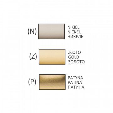Настенный светильник Kutek Mood Enzo ENZ-K-3(ZM), 3xE14x40W, золото, прозрачный, металл, стекло - миниатюра 2