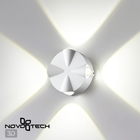 Настенный светодиодный светильник Novotech Calle 358938, IP54, LED 4W 4000K 340lm - миниатюра 3