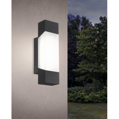 Настенный светодиодный светильник Eglo Gorzano 97222, IP44, LED 4,8W 3000K 500lm CRI>80, серый, металл, металл с пластиком - миниатюра 2