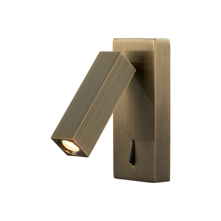 Настенный светильник с регулировкой направления света Mantra Tarifa 6072, бронза, металл