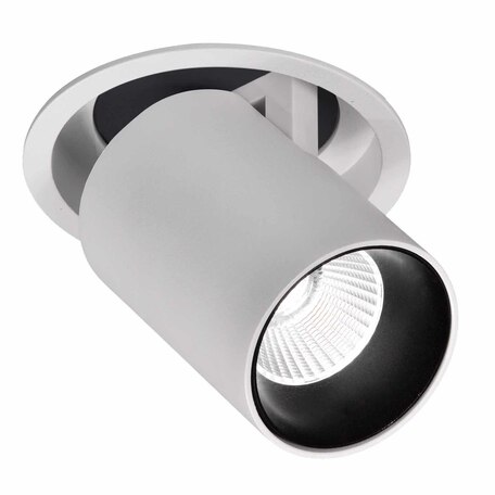 Встраиваемый светильник с регулировкой направления света Mantra Garda 6401, белый, металл