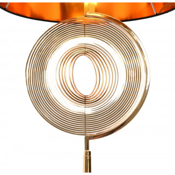 Настольная лампа Lumina Deco Monteroni LDT 5532 F.GD+BK, 1xE27x40W - миниатюра 3