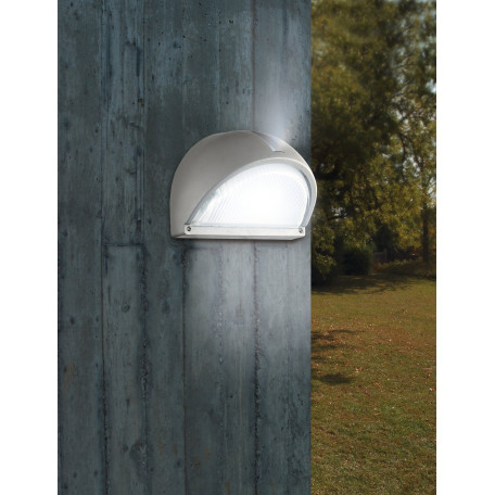 Настенный светильник Eglo Onja 89768, IP44, 1xE27x60W, белый, металл со стеклом, стекло - миниатюра 3