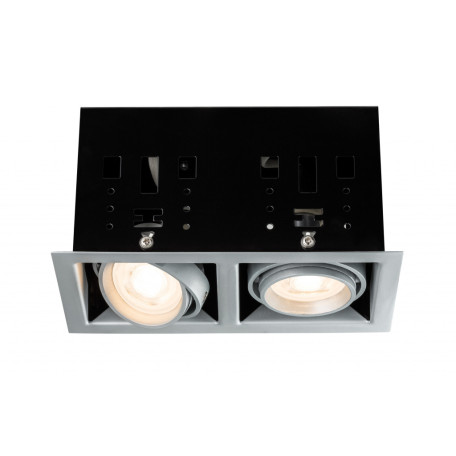 Встраиваемый светильник Paulmann Premium Cardano GU10 dimmable 92906, 2xGU10x10W, металл - миниатюра 1