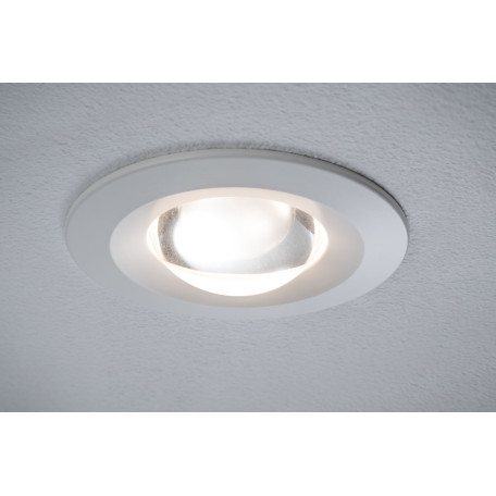 Встраиваемый светодиодный светильник Paulmann Premium Nova anti glare lens dim 92931, IP44, LED 6,8W, белый, металл - миниатюра 4