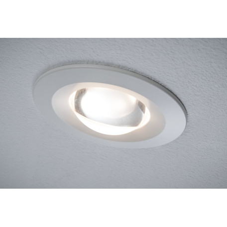 Встраиваемый светодиодный светильник Paulmann Premium Nova anti glare lens dim 92931, IP44, LED 6,8W, белый, металл - миниатюра 5