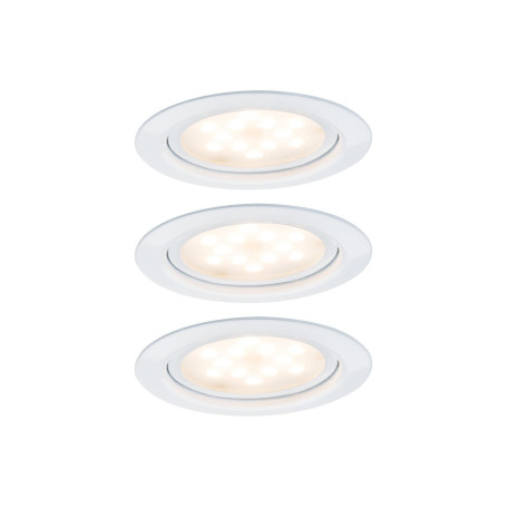 Встраиваемый мебельный светодиодный светильник Paulmann Micro Line LED 93554, LED 4,5W, белый, металл - миниатюра 1