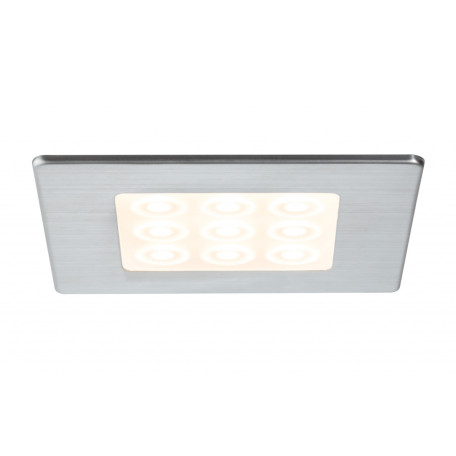 Встраиваемый мебельный светодиодный светильник Paulmann Micro Line LED 93558, LED 3,6W, матовый хром, металл