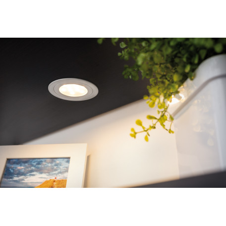 Встраиваемый мебельный светодиодный светильник Paulmann Micro Line LED Circuit 93569, LED 5,6W, белый, металл - миниатюра 4