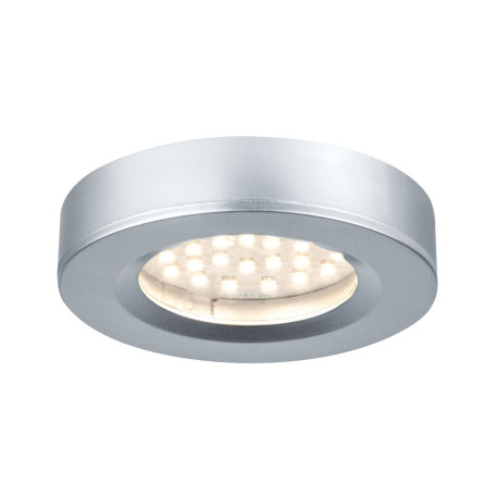Мебельный светодиодный светильник Paulmann Micro Line LED Platy 93580, LED 2,5W, матовый хром, пластик