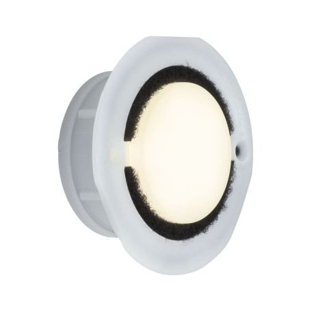 Встраиваемый настенный светодиодный светильник Paulmann IP65 Downlight Basic 93740, IP65, LED 1,4W, белый, пластик - миниатюра 1