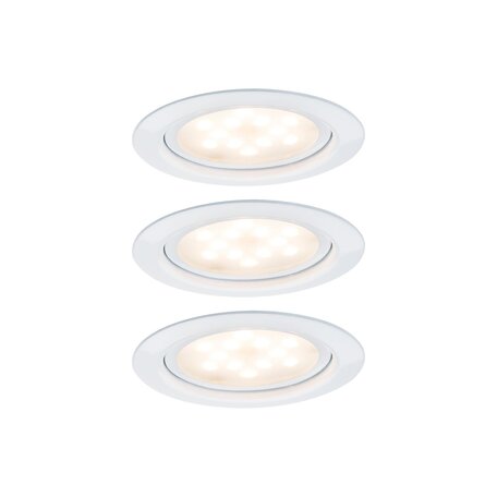 Встраиваемый мебельный светодиодный светильник Paulmann Micro Line LED 93554, LED 4,5W, белый, металл