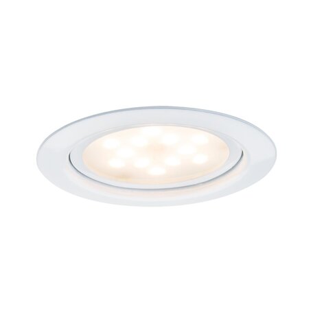 Встраиваемый мебельный светодиодный светильник Paulmann Micro Line LED 93555, LED 4,5W, белый, металл