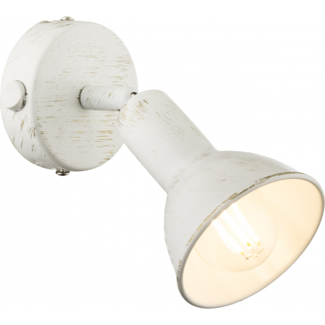 Настенный светильник с регулировкой направления света Globo Caldera 54648-1, 1xE14x40W, металл - миниатюра 2