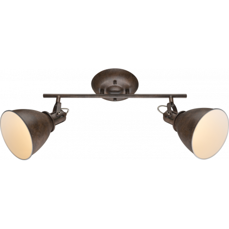 Потолочный светильник с регулировкой направления света Globo Giorgio 54647-2, 2xE14x40W
