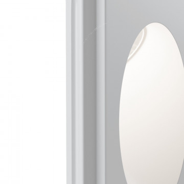 Встраиваемый настенный светильник Maytoni Gyps Modern DL012-1-01W, 1xGU10x30W, белый, под покраску, гипс - миниатюра 4